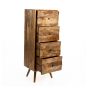 Geo Light Mango Tall Chest