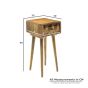 Ex Display Geo Mango Lamp Table - One Available