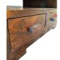 Mango Wood 85cm Corner TV Unit