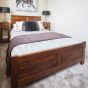 Dakota Mango Wood Bed Frame (3 Sizes) - In Stock