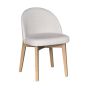 Zena CRIB5 Cream Oak Chair (Light Legs)