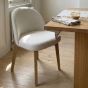 Zena CRIB5 Cream Oak Chair (Light Legs)
