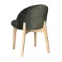 Zena CRIB5 Green Oak Chair (Light Legs) - Due 16th October
