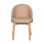 Nordic CRIB5 Taupe Oak Chair (Light Leg) - In Stock