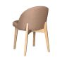 Nordic CRIB5 Taupe Oak Chair (Light Leg) - In Stock