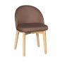 Zena CRIB5 Truffle Oak Chair (Light Leg) - In Stock
