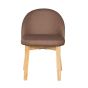 Zena CRIB5 Truffle Oak Chair (Light Leg) - In Stock