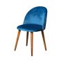 Ex Display Zena Velvet Dining Chair (T508) - One Available