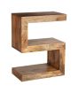 Light Mango Wood Side Table (S)
