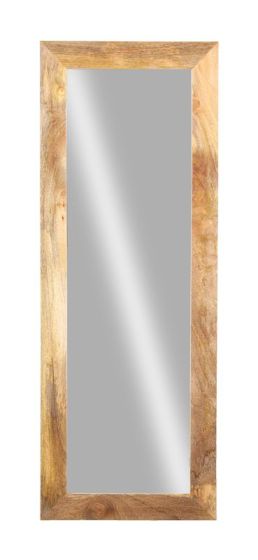 Light Mango Wood Tall Mirror