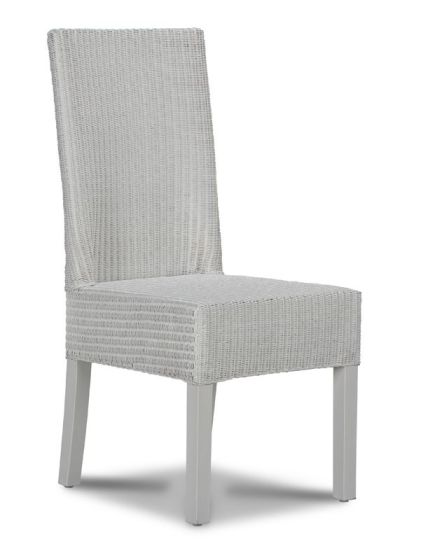 Lloyd Loom White Dynamo Dining Chair