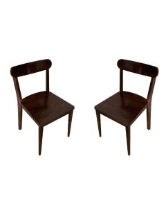 Set of 2 Retro Chic Dining Chairs