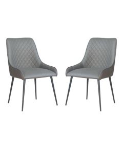 Set of 2 Henley Taupe Chairs