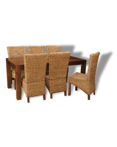 Dakota 180cm Dining Table & 6 Havana Chairs : Rollback