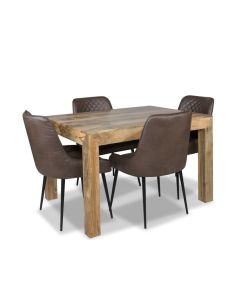 Light Dakota 120cm Dining Table 