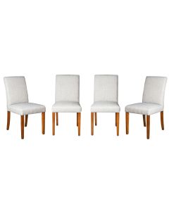 Set of 4 Milan Fabric Chairs