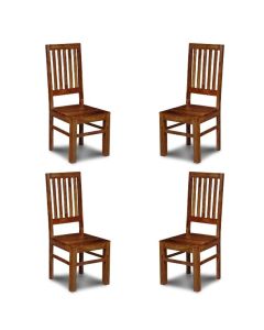 Set of 4 Cube Dining Chairs