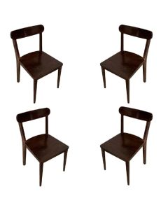 Set of 4 Retro Chic Dining Chairs