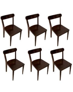 Set of 6 Retro Chic Dining Chairs
