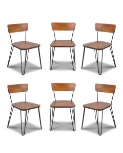 Set of 6 Vintage Dining Chairs