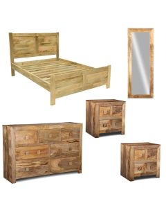 Light Dakota Double Bedroom Set 7