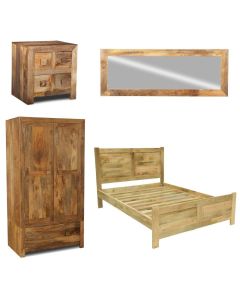 Light Dakota King Size Bedroom Set 8