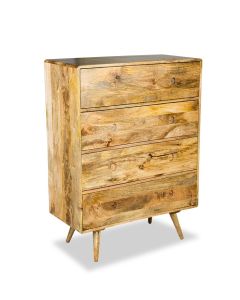 Light Vintage Mango Large Chest of Drawers