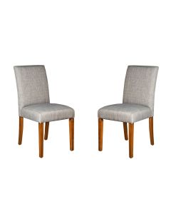 Set of 2 Milan Fabric Chairs