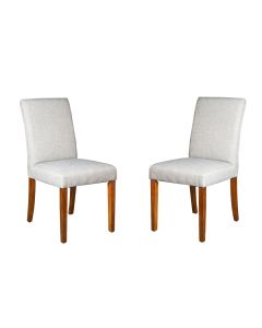 Set of 2 Milan Fabric Chairs