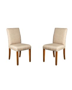 Set of 2 Milan Fabric Chairs