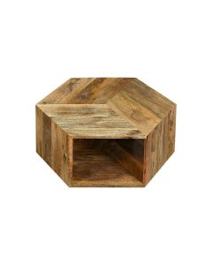 Geo Light Mango Hexagon Coffee Table