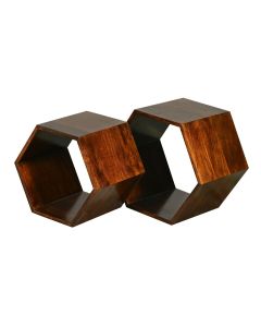 Geo Mango Hexagon Nest of Tables