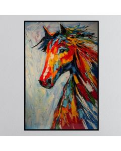 Abstract Horse Wall Art - Large - In Stock