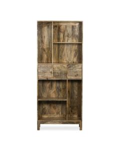 Inset Mango Light Bookcase