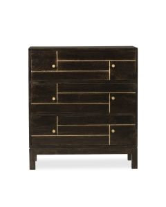 Inset Mango Chest of Drawers