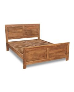 Cuba Natural 5ft Bed (King Size) with Mattress