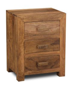 Cuba Natural 3 Drawer Chest - In Stock