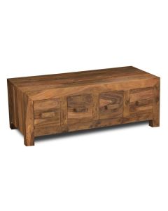 Cuba Natural 4 Drawer Coffee Table - In Stock