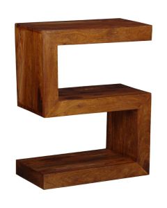 Cube S Shaped Side Table - In Stock
