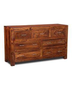 Cube Honey 7 Drawer Chest