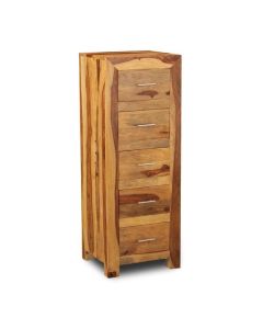 Cube Light 5 Drawer Tall Boy