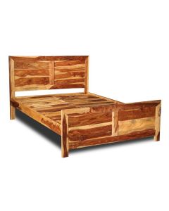 Cuba Light Double Bed with Mattress