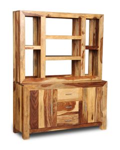 Cube Light Large Multi-Shelf Dresser Open Back