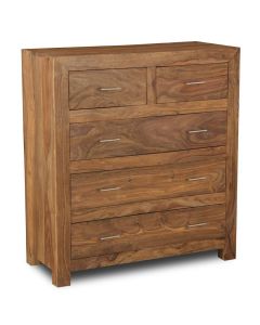 Cube Natural Large Chest of Drawers - Due 31st May