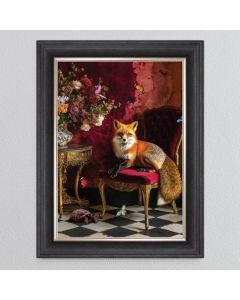Curiosity Fox Framed Art - In Stock