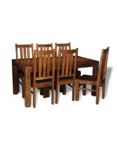 Dakota 160cm Dining Table & 6 Dakota Chairs - In Stock