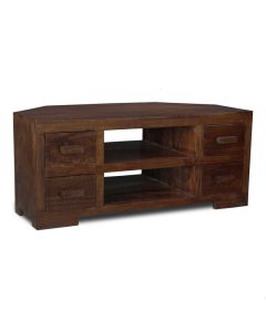 Mango Wood Corner TV Unit