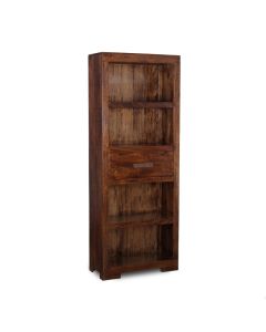 Mango Wood 1 Drawer Bookcase