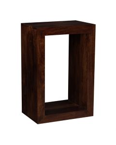 Mango Wood Rectangular Cube - In Stock