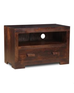 'Water Damaged' Mango Wood 85cm TV Unit (WD11)